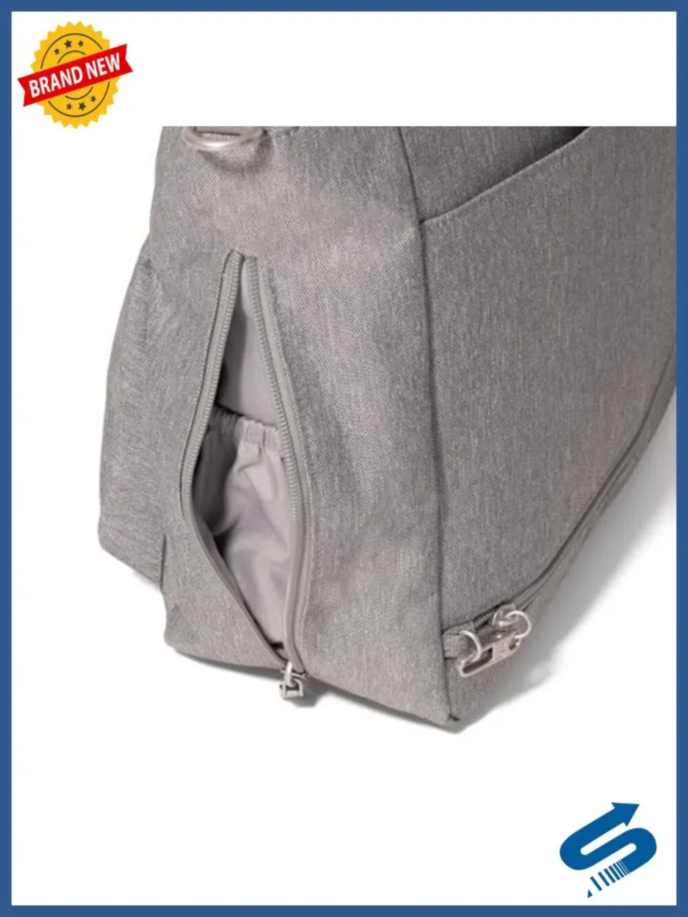 Polyester Travel Tote with Crossbody Strap, RFID Wristlet, Laptop Shoulder Bag